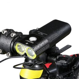 Far Gaciron cu USB V9D 1600 lumeni LED Cree XPL, carcasa aluminiu, acumulator 5000 mAh LG – pana la 18 ore, protectie IPX6