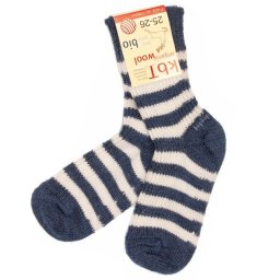 Sosete medii Hirsch Natur lână organica - Jeans/Natur