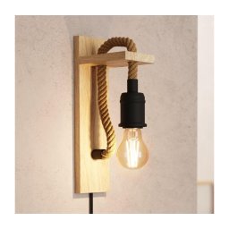 Eglo 43197 - Aplică perete RAMPSIDE 1xE27/28W/230V