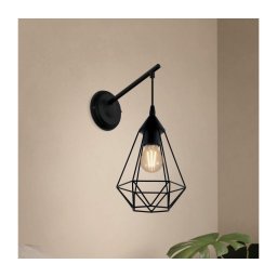 Eglo 49081 - Aplică perete TARBES 1xE27/60W/230V