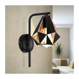 Eglo 43057 - Aplică perete CARLTON 1xE27/60W/230V