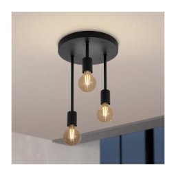 Eglo 43126 - Lustră pe tijă WILMCOTE 3xE27/60W/230V