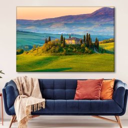 Tablou Canvas Toscana La Rasarit RIT94 (Dimensiune LxH: 90x60cm)