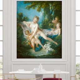 Tablou Canvas Francois Boucher Baia lui Venus RFB8 (Dimensiune LxH: 60x75cm)