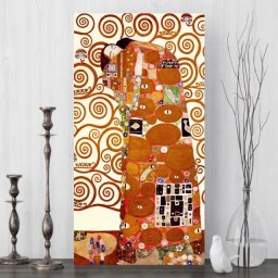 Tablou Canvas Gustav Klimt, Implinirea OPOGK3 (Dimensiune LxH: 50x100cm)