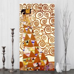 Tablou Canvas Gustav Klimt, Asteptarea OPOGK1 (Dimensiune LxH: 30x60cm)
