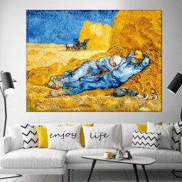 Tablou Van Gogh - Siesta VVG1 (Dimensiune LxH: 120x90cm)