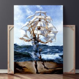Tablou Dali - The Ship C1942 (Dimensiune LxH: 60x80cm)