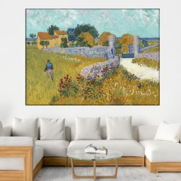 Tablou Van Gogh - Ferma in Provence VG61 (Dimensiune LxH: 70x50cm)