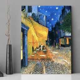 Tablou Van Gogh Terasa Cafenelei Noaptea (Dimensiune LxH: 70x100cm)