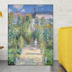 Tablou Claude Monet Gradina Artistului La Vetheuil (Dimensiune LxH: 60x80cm)