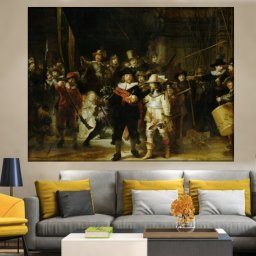 Tablou Rembrandt, Rondul de Noapte, RBC4 (Dimensiune LxH: 70x50cm)