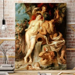 Tablou Peter Paul Rubens, Uniunea Pamantului cu Apa, RBC3 (Dimensiune LxH: 90x120cm)