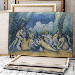 Tablou Paul Cézanne Les Grandes Baigneuses TRC3 (Dimensiune LxH: 180x120cm)