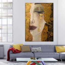 Tablou Canvas Gustav Klimt, Lacrimi Aurii GKS19 (Dimensiune LxH: 45x60cm)