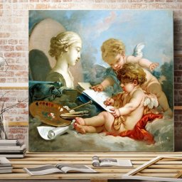 Tablou Francois Boucher - Cupidoni RFB1 (Optiuni Tablou: 40x40cm)