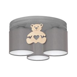 Plafonieră copii BEAR 3xE27/60W/230V