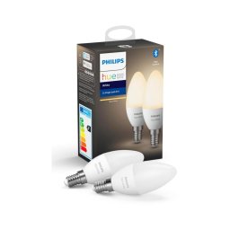 SET 2x LED Bec dimmabil Philips Hue WHITE E14/5,5W/230V 2700K