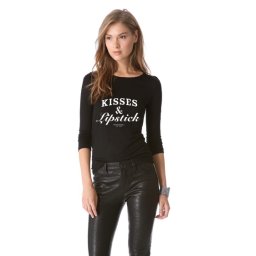 Bluza Kisses & Lipstick - Negru