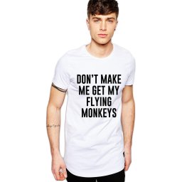 Tricou barbati alb - Flying Monkeys