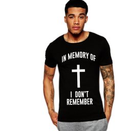 Tricou negru barbati - In memory
