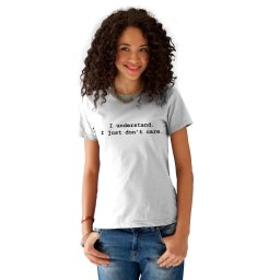 Tricou dama alb - I understand