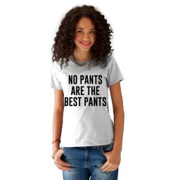 Tricou dama alb - No PANTS