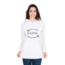 Hanorac dama alb - Karma