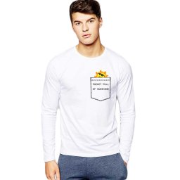 Bluza barbati alba - Sunshine
