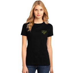 Tricou dama negru - C'est la vie