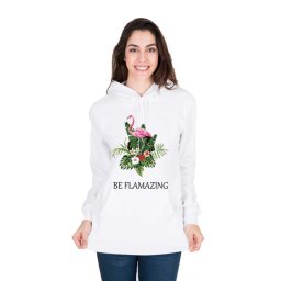 Hanorac dama alb - Be Flamazing
