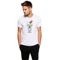 Tricou barbati alb - DAFUQ