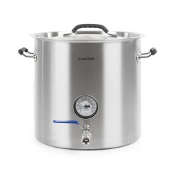 Klarstein Brauheld Pur 35, cazan pentru malț, 35 litri, fără element de încălzire, oțel inoxidabil (BRD3-Brauheld pur35L)