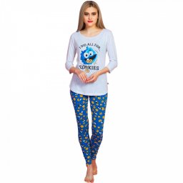 Pijamale Dama Vienetta Dream Model 'I did all four Cookies'