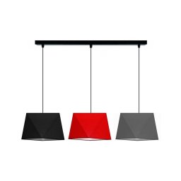 Lustră pe cablu DIAMENT 3xE27/60W/230V