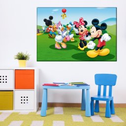 Tablou Mickey Mouse Si Prietenii DEB85 (Dimensiune LxH: 105x70cm)