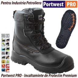 Bocanci de protectie cu bombeu compozit Portwest Traction