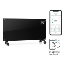 Klarstein Bornholm Smart, convector electric, 2000 W, WiFi, afișaj LED, cronometru, IP24, negru (ACO7-BornhomS-B)