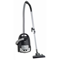 Aspirator cu sac Fakir Trend A1, 3.5 l, Tub telescopic, Perie speciala parchet, 750 W, Filtru EPA, Negru