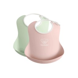 Set 2 bavete, Powder Green/Powder Pink