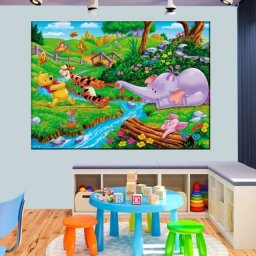 Tablou Winnie The Pooh si Prietenii DEB66 (Dimensiune LxH: 40x30cm)