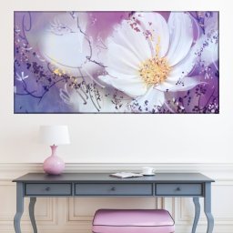 Tablou Canvas Floral Artistic CFB24 (Dimensiune LxH: 80x40cm)