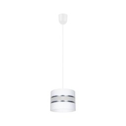Lustră pe cablu CORAL S 1xE27/60W/230V alb