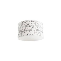Plafonieră pentru copii CATS 1xE27/60W/230V