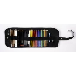 Set 37 piese coloriaj in penar roll-up