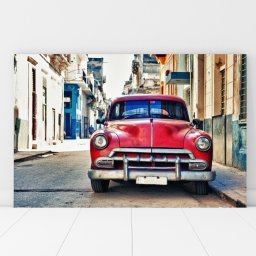 Tablou Canvas Masina Vintage in Cuba ADC19 (Dimensiune LxH: 105x70cm)