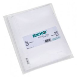 Dosar plastic A4 cu sina, alb, Exxo