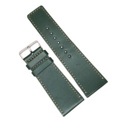 Curea de Ceas Verde Handmade – Fabricată în România – 32 mm – Piele Naturală – Lungime XL 21 cm – WZ1332