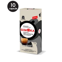 10 Capsule Gimoka Espresso Vellutato - Compatibile Nespresso