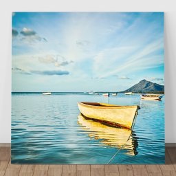 Tablou Canvas Barca in Larg BFS11 (Optiuni Tablou: 120x120cm)